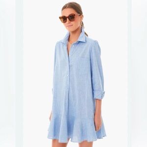Tuckernuck blue stripe Callahan shirt dress